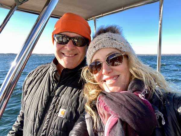 Michelle Orsi, First Mate if the Nauti Cat catamaran on the Rappahannock River